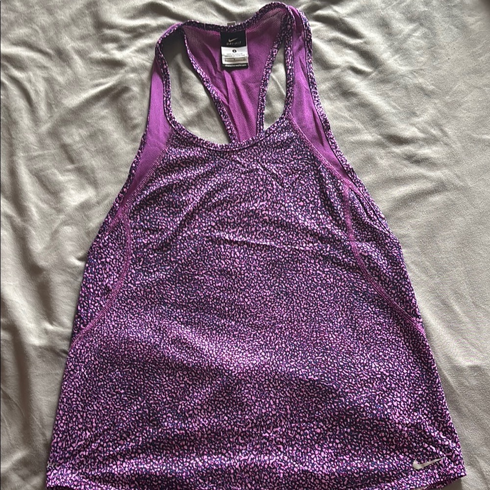 Nike Purple Speckled Racerback Tank
